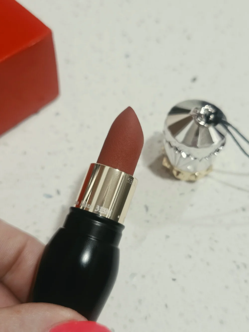 Christian Louboutin Velvet Matte Lipstick - Cameo Mate 313M (Red)